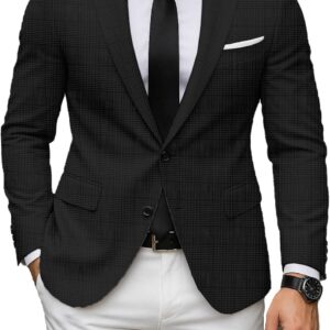 Men Long Sleeve Quilted Lined Flannel Shirt Jacket with Hood