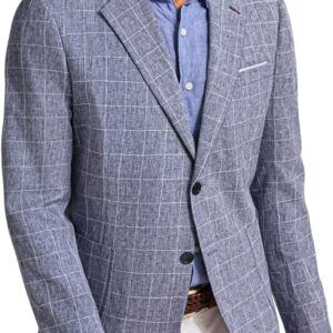 Mens Casual Slim Fit Suit Jacket 1 Button Daily Blazer Business Sport Coat Tops