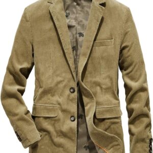 Men's Casual Knit Blazer Stretch Slim Fit Sport Coat Two Button Lightweight Suit Jackets